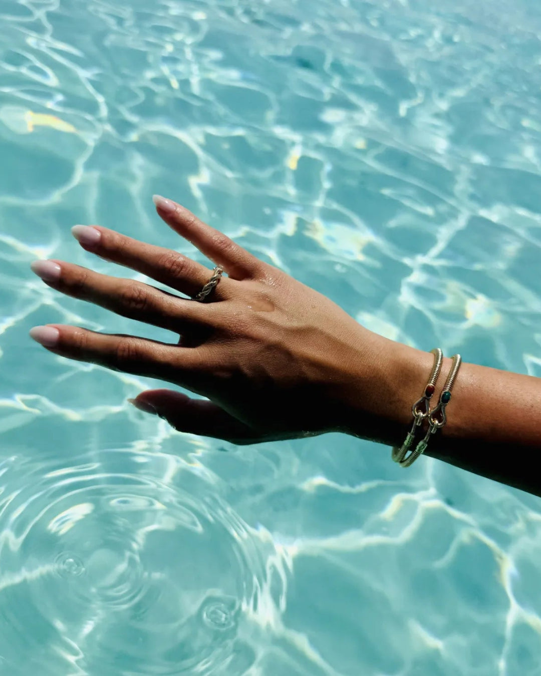 BRACELET HOOK PIERRE EN CORDE DE BASSE BIG