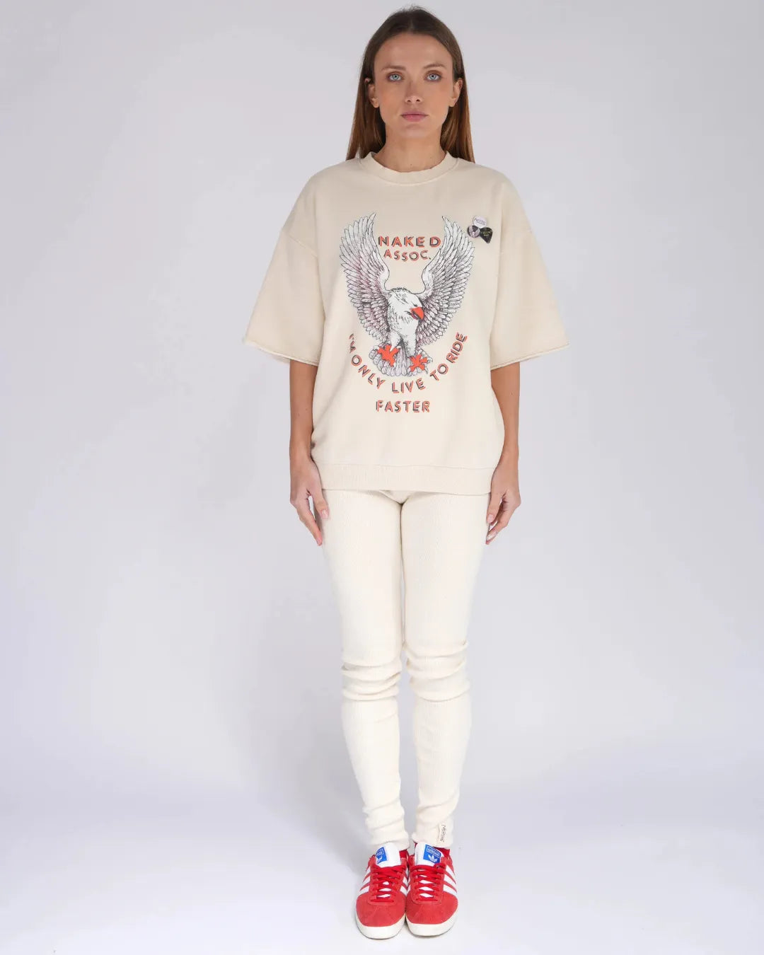 SWEATSHIRT LINDER NAKED NATURAL