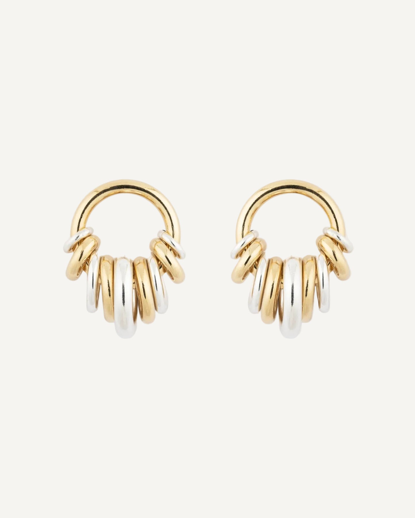 BOUCLES D'OREILLES DONUT UNI OR