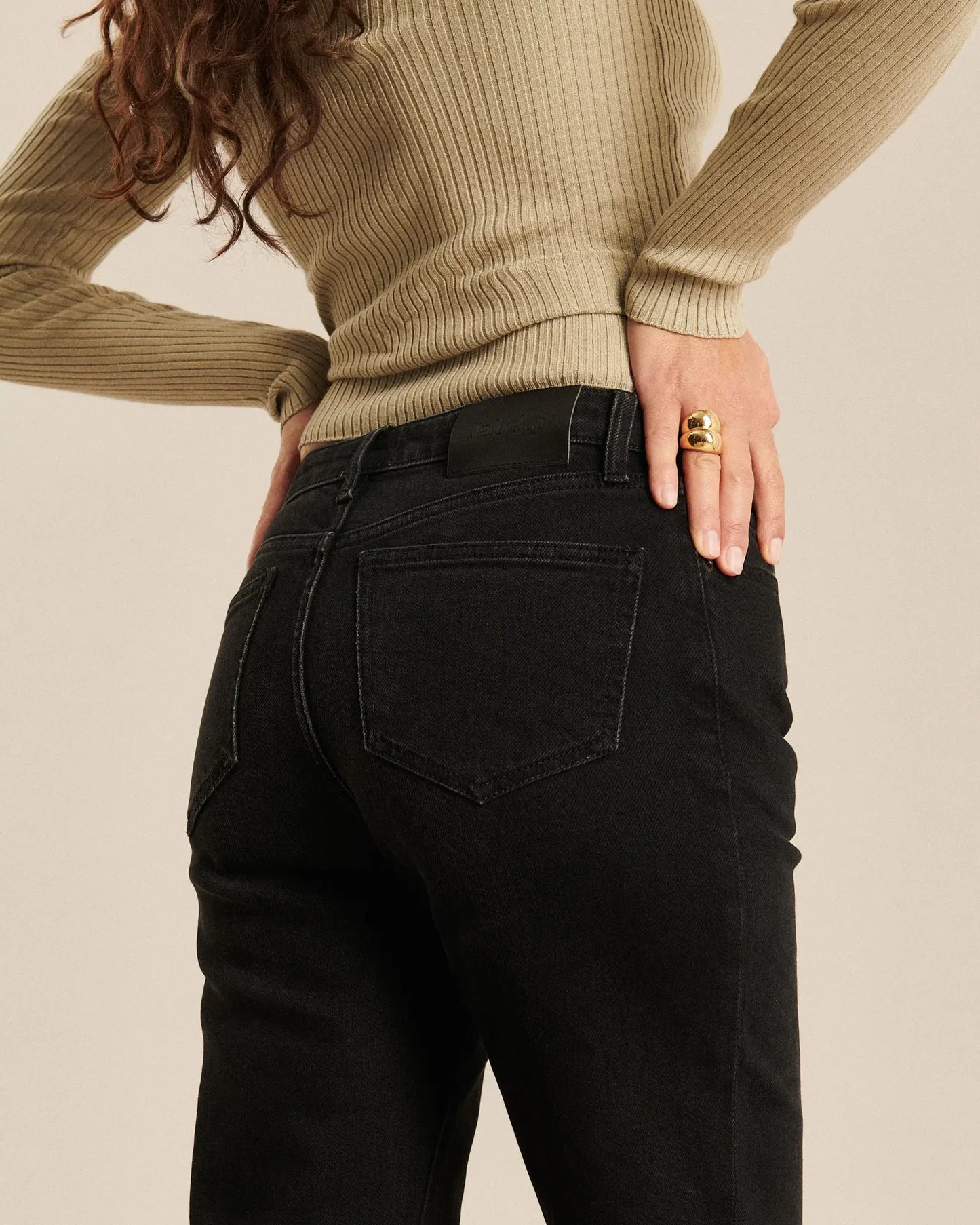 NIKKY DENIM CHARCOAL BLACK