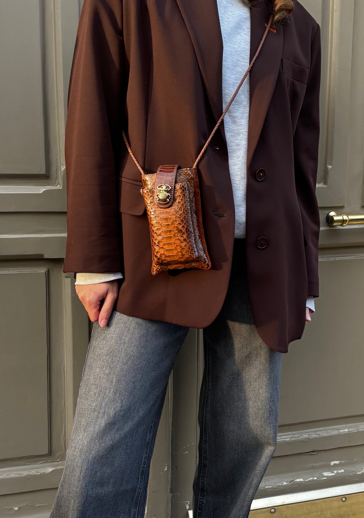 ETUI DOUBLE MARCUS - Python Moka