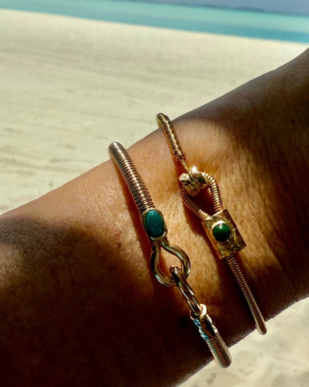 BRACELET HOOK PIERRE EN CORDE DE BASSE BIG