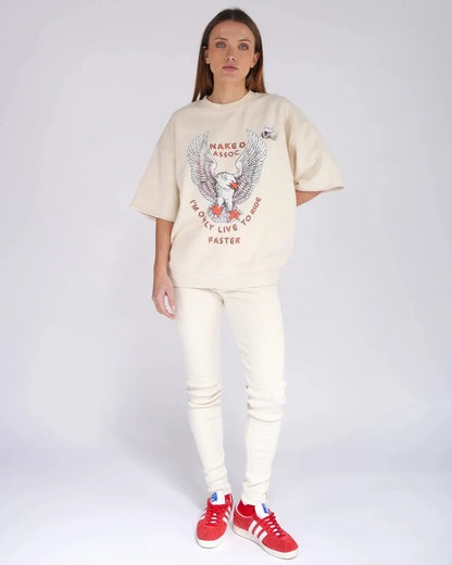 SWEATSHIRT LINDER NAKED NATURAL