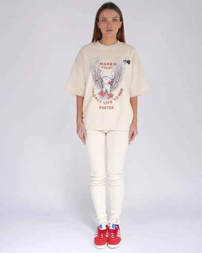 SWEATSHIRT LINDER NAKED NATURAL