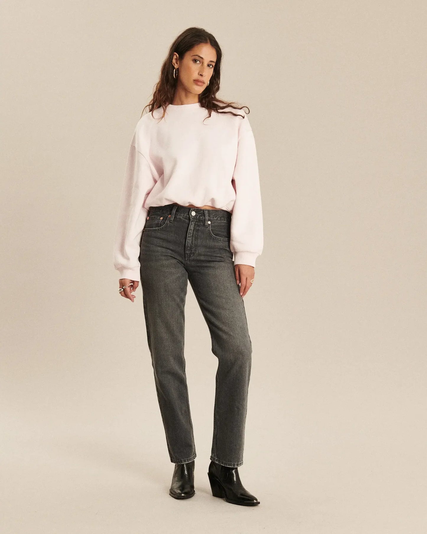 PARKER DENIM DUSTY GREY