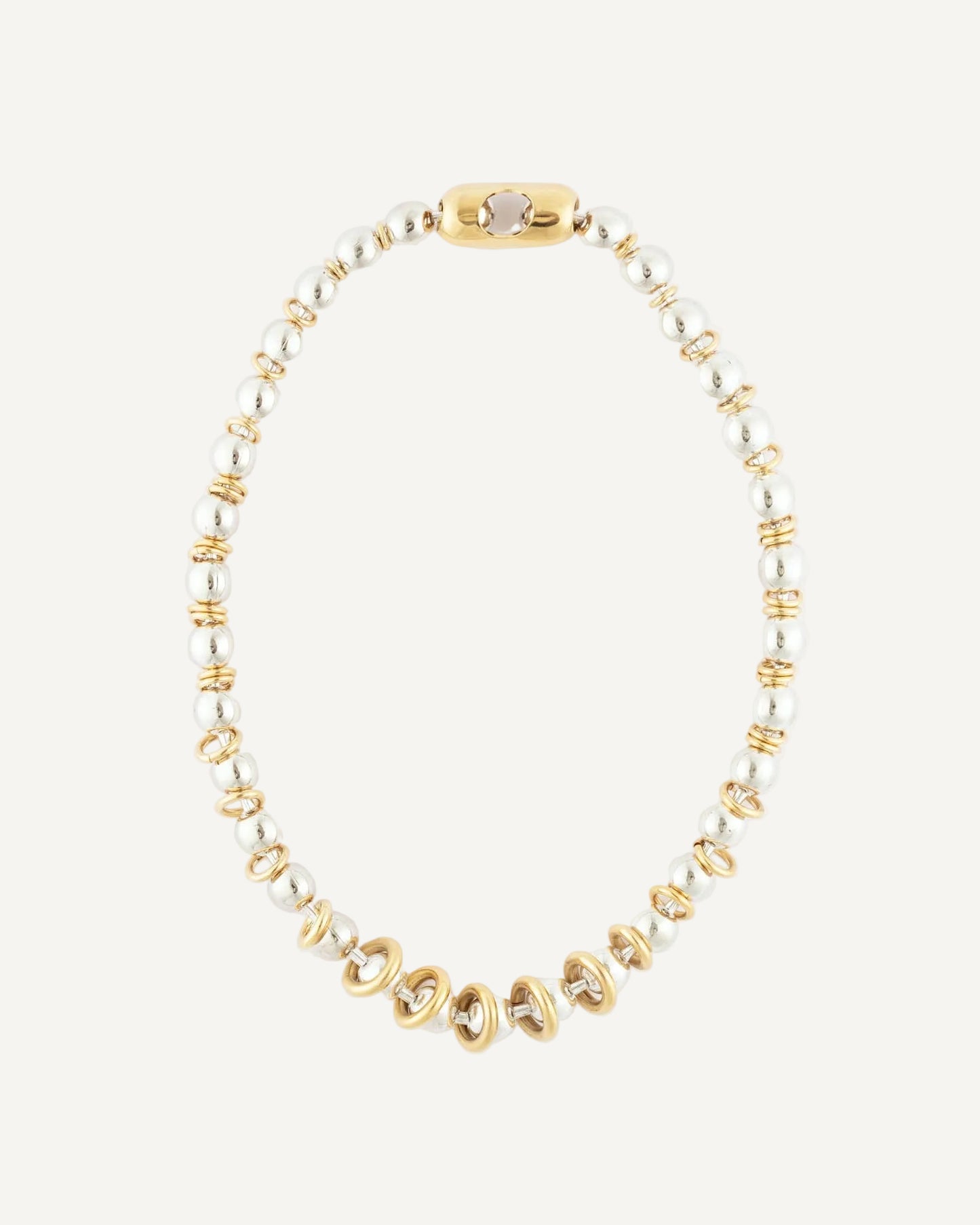COLLIER BUBBLE ARGENT