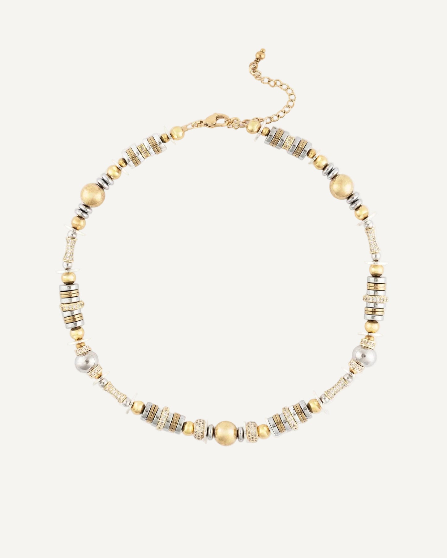 COLLIER NEFERTITI OR ET ARGENT