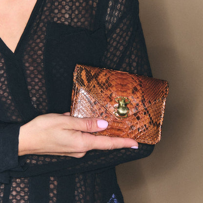 PORTEFEUILLE ALEX - Pyhton Moka