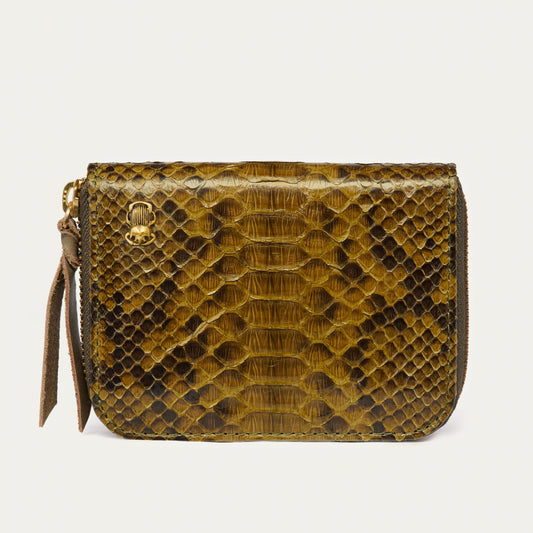 PORTEFEUILLE MINI BOB - Python Kaki